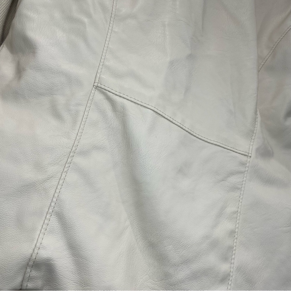 Blank NYC Draped Asymmetrical Zip Jacket in Vegan Leather - Picture 6 of 10